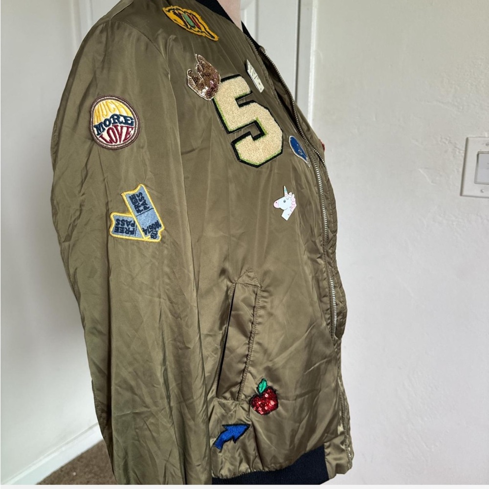 Zara patch bomber jacket - Picture 4 of 4